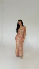 Golden Brown Dress -GH103 - Image 4