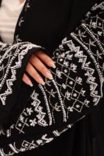 Crystal Noir Abaya - GH101 - Image 5