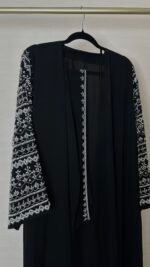 Crystal Noir Abaya - GH101 - Image 6