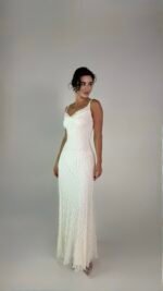 White Lace Slip Dress  - GH127