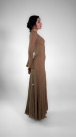 Mocha nude lace dress- GH120 - Image 5