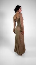 Mocha nude lace dress- GH120 - Image 6