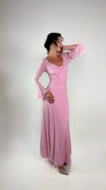 ⁦Pink lace dress - GH122⁩ - الصورة ⁦5⁩