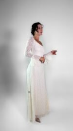 White lace dress - GH118 - Image 4