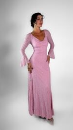 Pink lace dress - GH122