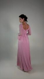 ⁦Pink lace dress - GH122⁩ - الصورة ⁦7⁩