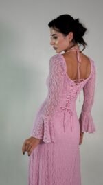 ⁦Pink lace dress - GH122⁩ - الصورة ⁦6⁩