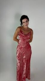 Sparkle Pink Shimmer Dress -  GH124 - Image 4