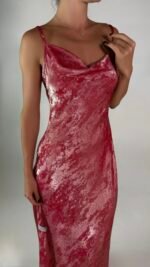 Sparkle Pink Shimmer Dress -  GH124 - Image 2
