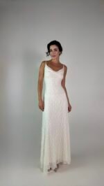 White Lace Slip Dress  - GH127