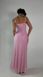 Pink Lace Slip Dress  - GH126 - Image 2