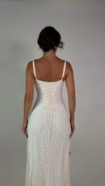 White Lace Slip Dress  - GH127 - Image 2