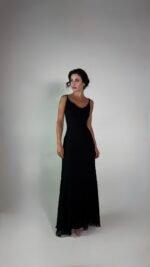 Black Lace Slip Dress  - GH129