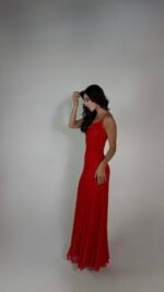 Red Lace Slip Dress  - GH130 - Image 6