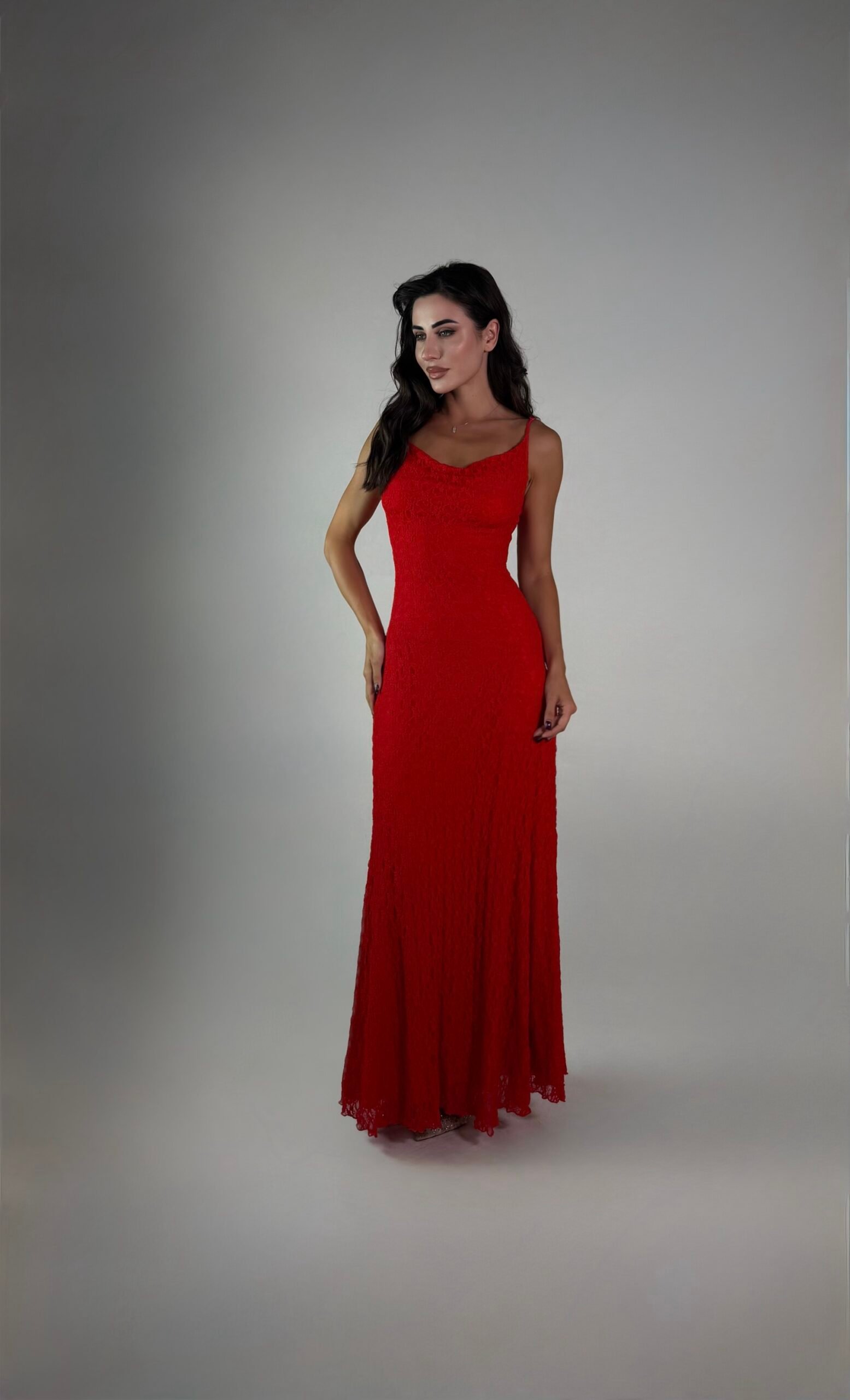 img_7875 Red Lace Slip Dress - GH130 - Image 1
